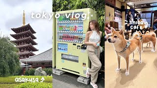 JAPAN VLOG 🍡 what i eat in a day in asakusa, sensoji, shiba cafe, tokyo skytree 🗼