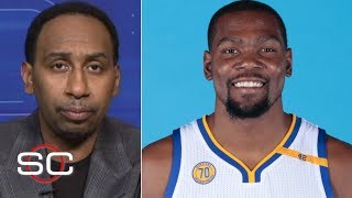 'The weakest move I’ve ever seen from a superstar' – Stephen A. on Kevin Durant to the Warriors