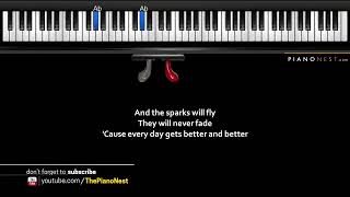 Over and Over Again by Nathan Sykes || Lowered Karaoke ||