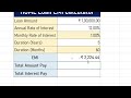 home loan emi calculator in excel emi calculator in ms excel loan interest calculation in excel