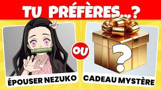 Tu préfères...? Édition DEMON SLAYER | Spécial CADEAU MYSTÈRE 🎁