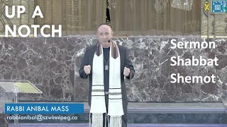 Up a Notch // Sermon Shabbat Shemot 5785 // Rabbi Anibal Mass