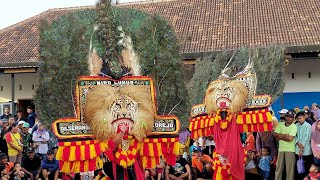 Hebat Banget..!! Atraksi DUEL Ngerii Pembarong Master Reog Ponorogo GEGERKAN DESA Serangan