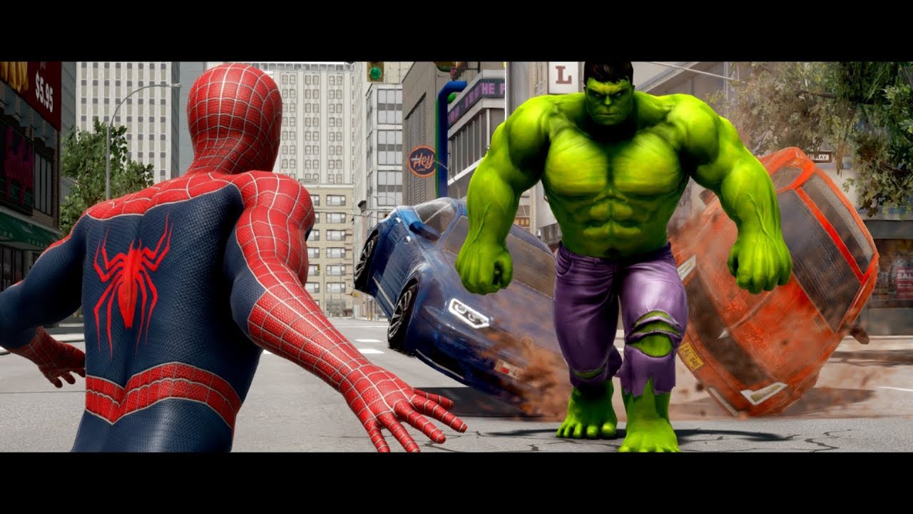 Hulk Vs Spiderman