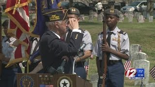 Service held in New Bedford cemetery in honor of Memorial Day