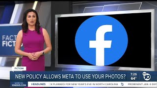 New Facebook policy allows Meta to do what it wants with your photos?