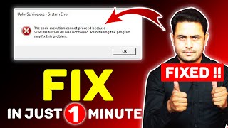 The code execution cannot proceed because VCRUNTIME140.dll was not found | fix in just 1 minute 100%