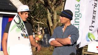 Keahi De Aboitiz, KSP 2012 World Champion @ the Aer Lingus Kitesurf Pro