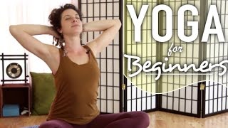 Yoga For Beginners - 15 Minute Neck & Shoulder Pain Yoga Class