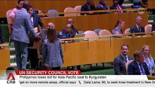 UN SECURITY COUNCIL VOTE: Philippines loses bid for Asia-Pacific seat to Kyrgyzstan