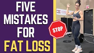 Top 5 MISTAKES For BODY RECOMPOSITION (LOSING FAT & Building Muscle)