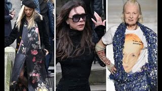 Victoria Beckham and Kate Moss lead stars honouring Vivienne Westwood at memorial service【News】