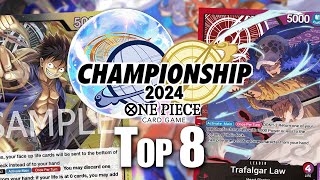 [OP08] Fukuoka CS Top 8 - ST13 Luffy vs. ST10 Trafalgar Law One Piece Trading Card Game Two Legends