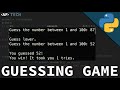 Easy Python Guessing Game for BEGINNERS | Tutorial