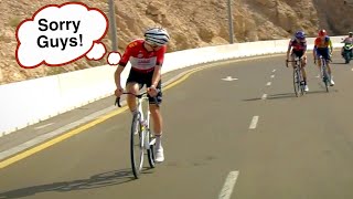 Tadej Pogacar Climbs Hafeet like a TRAINING RIDE | UAE Tour 2025 Stage 7