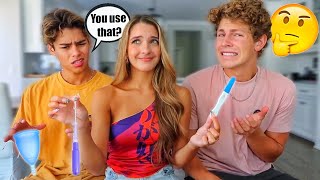 QUIZZING MY BOY FRIENDS ON GIRL PRODUCTS!!