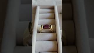 Vintage Rhodolite Garnet Ring