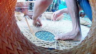 5 minutes Bamboo craft Part 43 -  Basket art