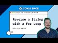 Conquer the JavaScript Interview: Reversing a String Using a Loop [Beginner Skill Level]