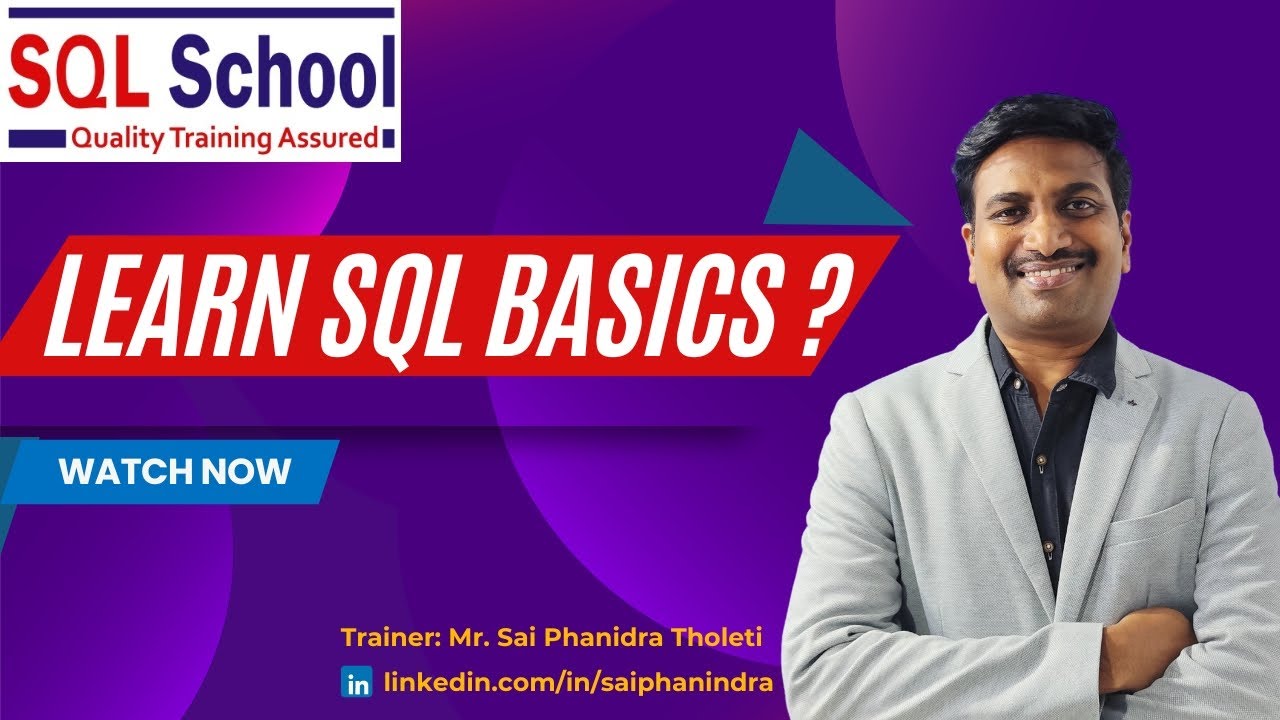How To Learn Sql Basics Youtube