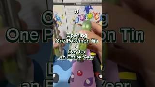 Opening One Pokémon Tin a Day for a Year Episode 75 – What Did I Pull Today?  #PokemonCards #Pokemon