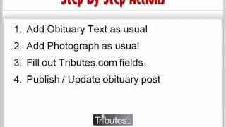 Funeral Home Websites Training Videos Tributes.com Plugin