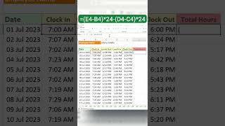 Easily Calculate Your TOTAL Worked Hours in Excel!