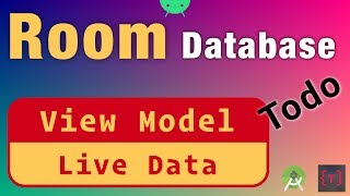 Room Database View Model and Live Data | using Singleton Pattern