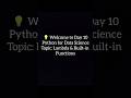 Lambda, map, filter, reduce in Python 🔥 | Python for Data Science Day 10