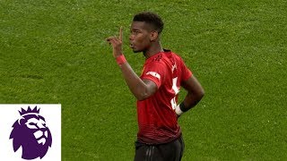 Paul Pogba's leaping header doubles Man United's lead v. Bournemouth | Premier League | NBC Sports
