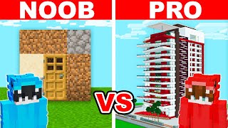 NOOB vs HACKER: Hice Trampas en un Reto de Construcción (Minecraft)