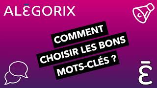 ALÉGORIX : COMMENT CHOISIR LES BONS MOTS-CLÉS ?