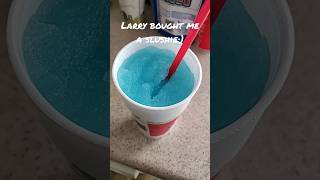 Larry bought me a Slushie💙 #sallyface #salfisher #larryjohnson #besties