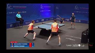 Campionatul Mondial de Juniori 2022, U19 dublu mixt QF - Zaharia / Movileanu vs Pavade / Lebrun