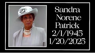 Sandra Patrick’s Memorial Video