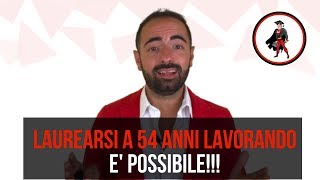 Laurearsi a 50 anni lavorando è possibile? La risposta definitiva in questo video