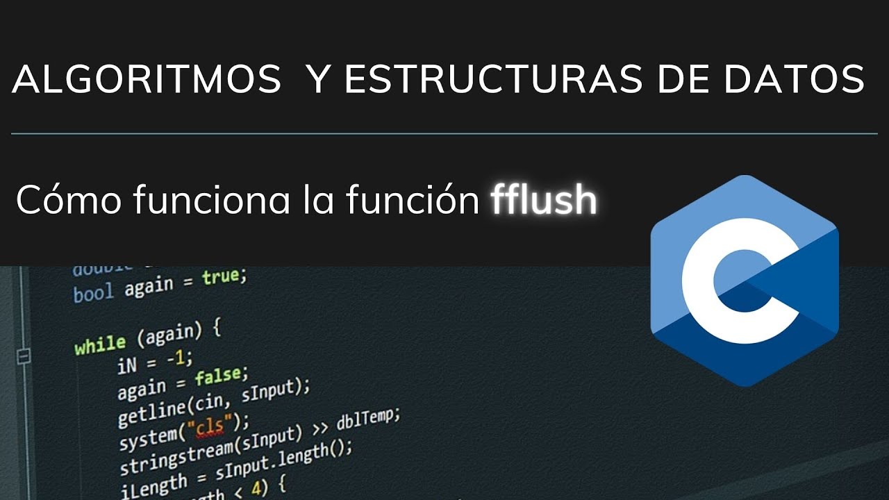 ¿Para Qué Sirve Fflush(stdin) En C? | Algoritmos Y Estructuras De Datos ...