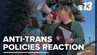 Transgender people react to aggressive policies from Trump administration