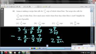 Objective 54 WP Add or subtract mixed numbers with unlike denominators that have no factors in com