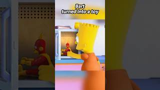 Bart turned into a toy.#simpsons