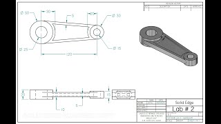 Solid Edge 2023 Tutorial - (LAB 2 - Updated)