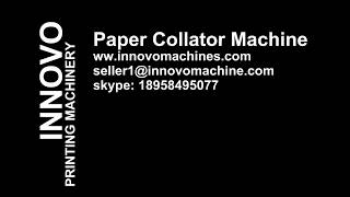 4 page paper collator machine