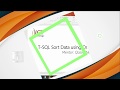 T-SQL Order by | SQL Server Training | SQL Tutorial | Data Sorting
