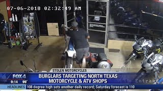 Three thieves caught on video stealing dirt bikes worth $50,000