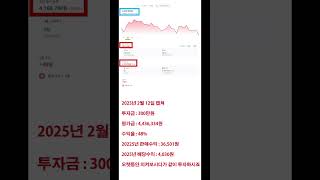 2025년 2월 12일 수익율 48%