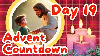 🌟 Advent Countdown – Day 19: Jesus is our Friend 🌟Cartoon Bible Song and Devotion - Christmas Song