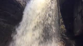 Secret Largy waterfall Donegal in full flood