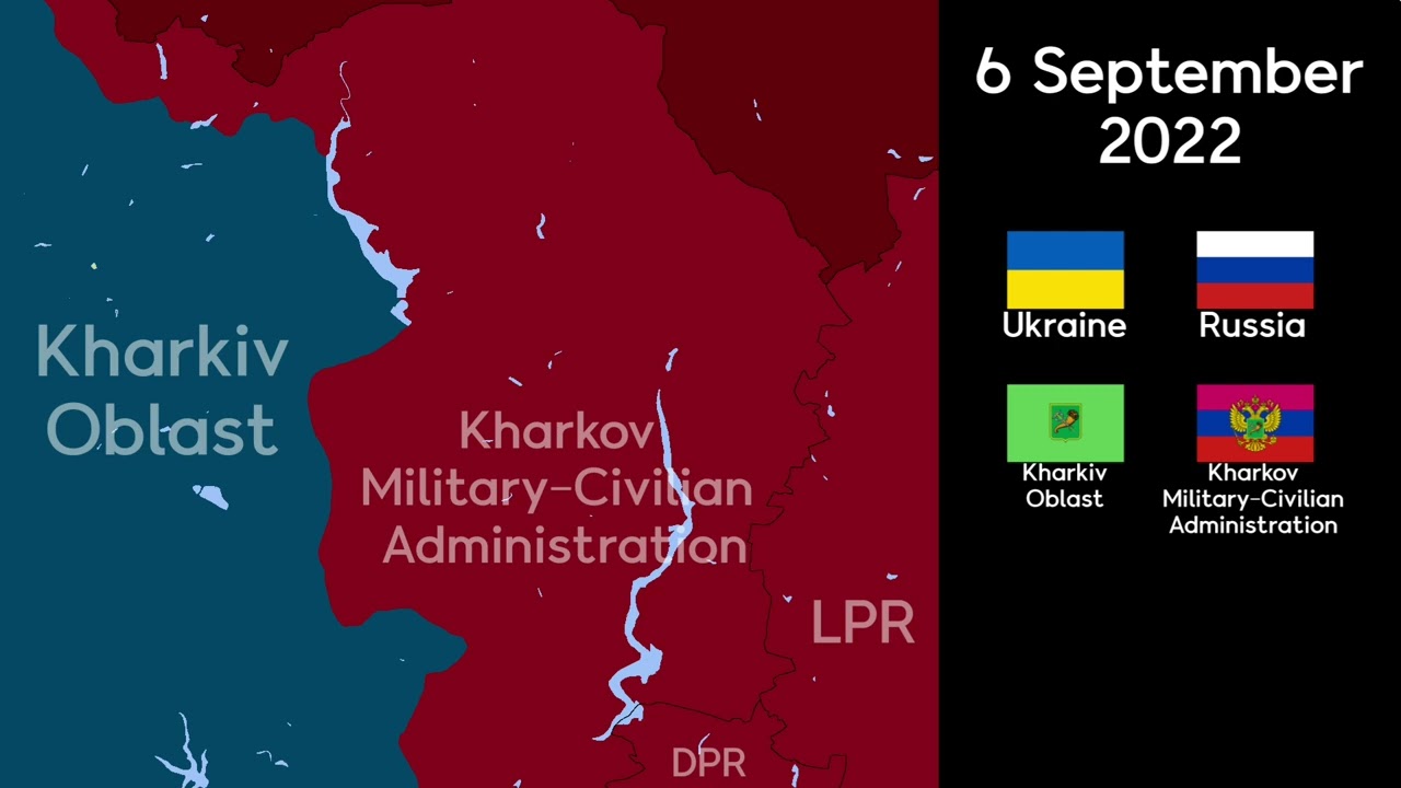 2022 Ukrainian Kharkiv Counteroffensive : Every Day - YouTube