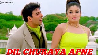Dil Churaya Aapne 4k HD Video | Akshay Kumar, Raveena Tandon | Alka Yagnik,  | 90's Song