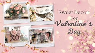 Sweet Decor for Valentine’s Day plus Styling Vintage Finds / Cute and Easy Tiered Tray Decor